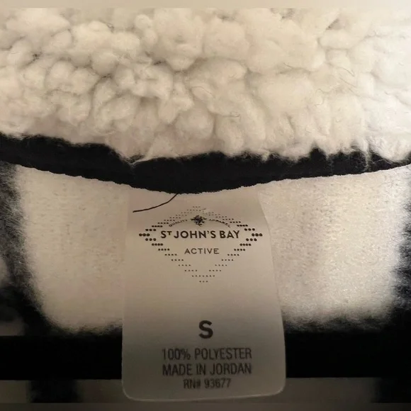 St. John’s Bay Active Plaid Pullover – Women's Small - Picture 2 of 7